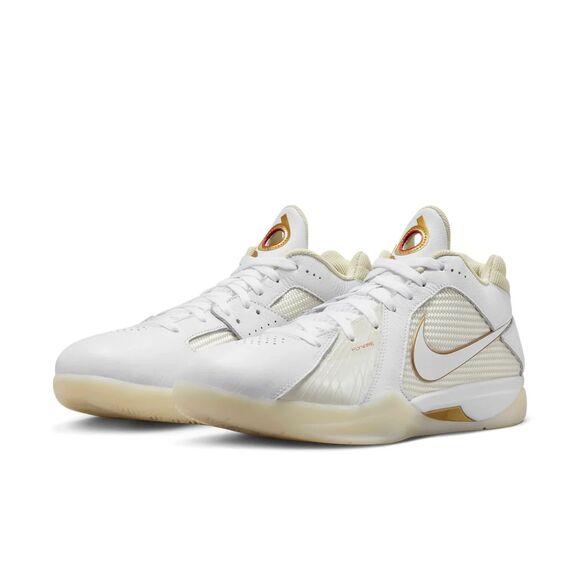 Nike KD 3 Retro White Metallic Gold. SIZE 9 - DZ3009-100 - Picture 1 of 8